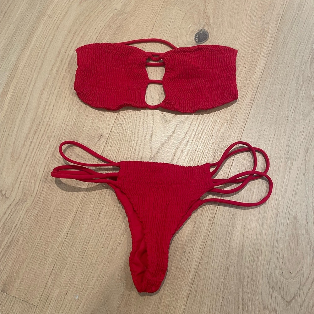 Indah red bikini